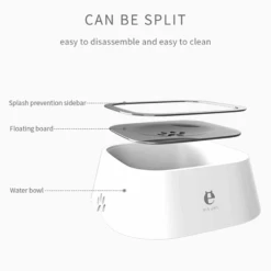 Elspet Splash Proof Pet Water Bowl -Petkit Shop elspet pet bowl elspet splash proof pet water bowl 14842612285543