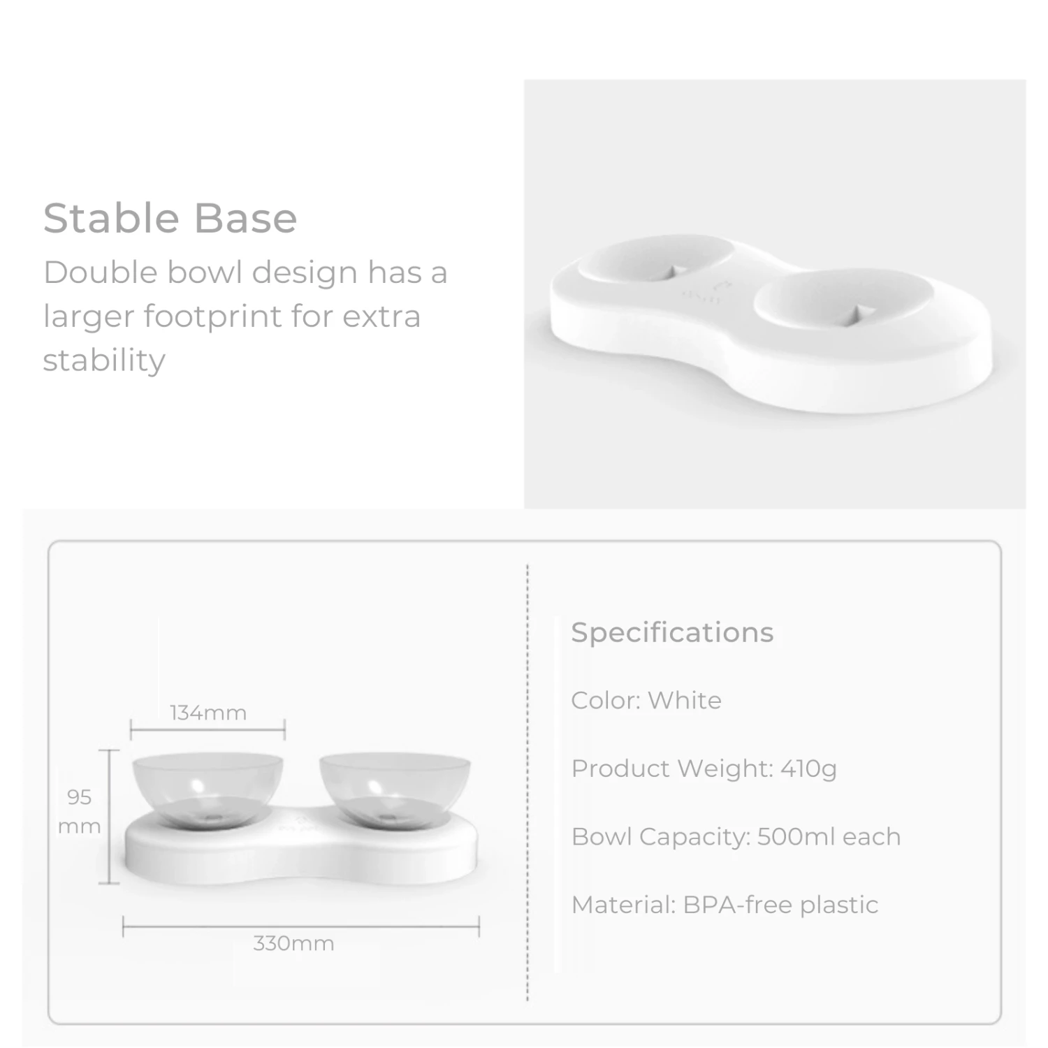 Elspet Adjustable Double Raised Cat Bowl 8 Elspet Adjustable Double Raised Cat Bowl - Image 6