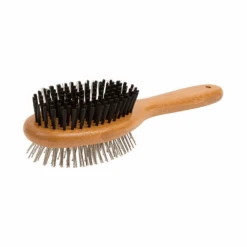 Natural Bamboo Two-Sided Pet Brush