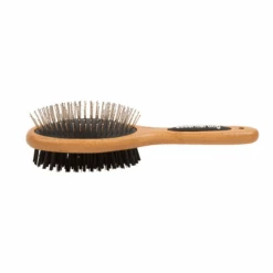 Natural Bamboo Two-Sided Pet Brush -Petkit Shop essential dog pet grooming natural bamboo two sided pet brush 4506350616679