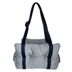 Premium Dog Car Seat, Blue Denim Stripe -Petkit Shop f625d847e5940f64a6fa1095ef65506