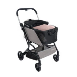 Ibiyaya InstaCollapse Detachable Dog Stroller, Taupe -Petkit Shop fs2404 04