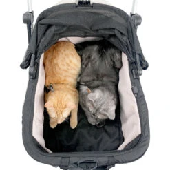 Ibiyaya InstaCollapse Detachable Dog Stroller, Taupe -Petkit Shop fs2404 13