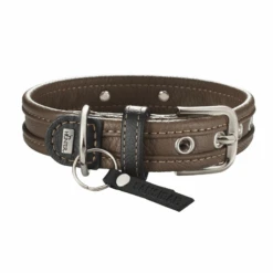 Hunter Sansibar Special Edition Leather Dog Collar -Petkit Shop hunter international dog collar brown black 45 30 37cm hunter sansibar special edition leather dog collar 31853449019591