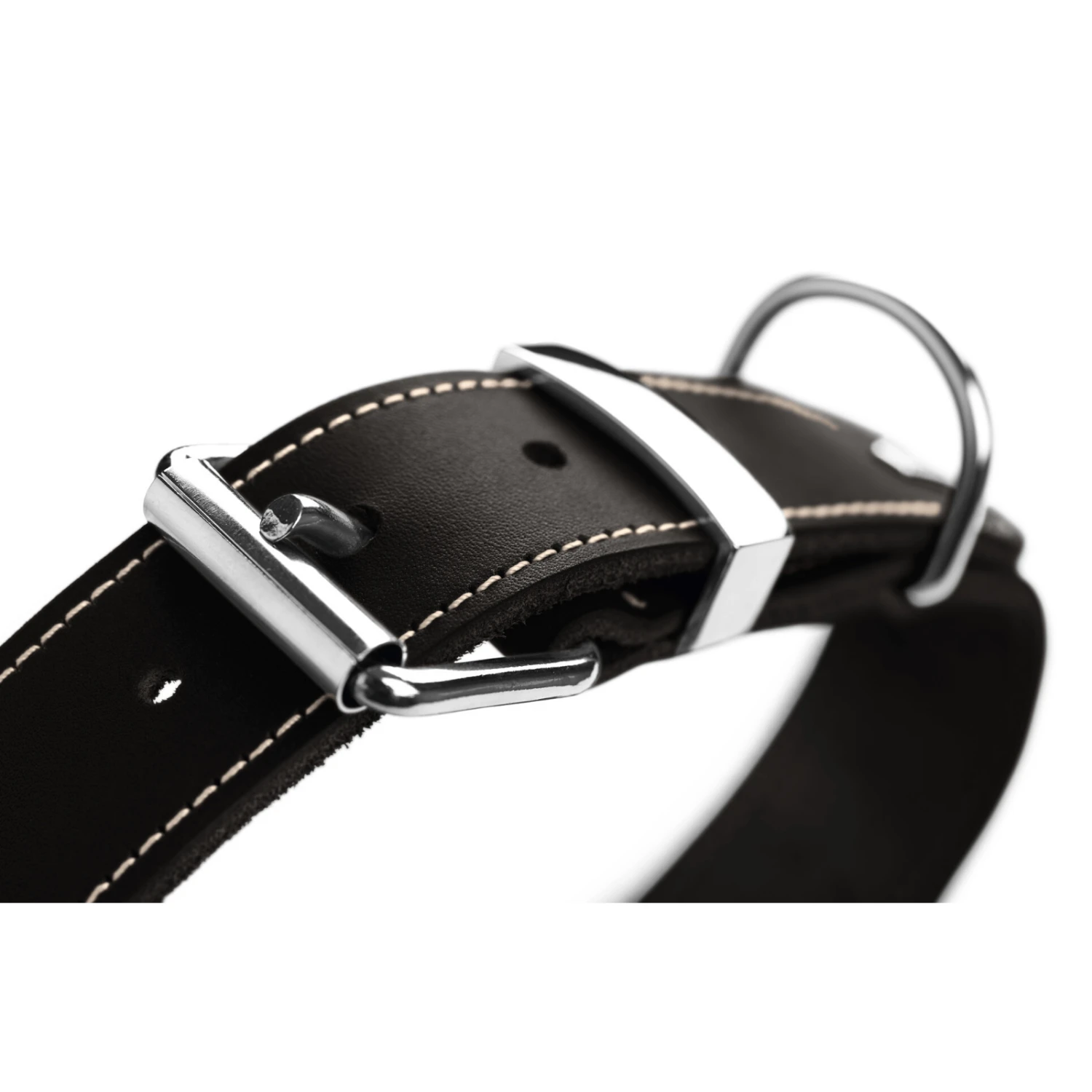 Hunter Aalborg Special Leather Dog Collar, Black 5 Hunter Aalborg Special Leather Dog Collar, Black - Image 3
