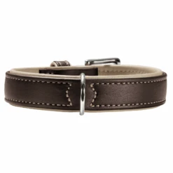 Hunter Canadian Elk Leather Dog Collar, Brown