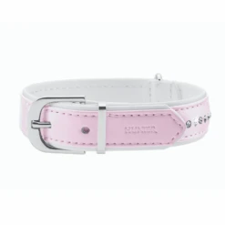 Hunter Modern Art Luxus Dog Collar, Pale Pink -Petkit Shop hunter international dog collar hunter modern art luxus dog collar pale pink 28177680564423