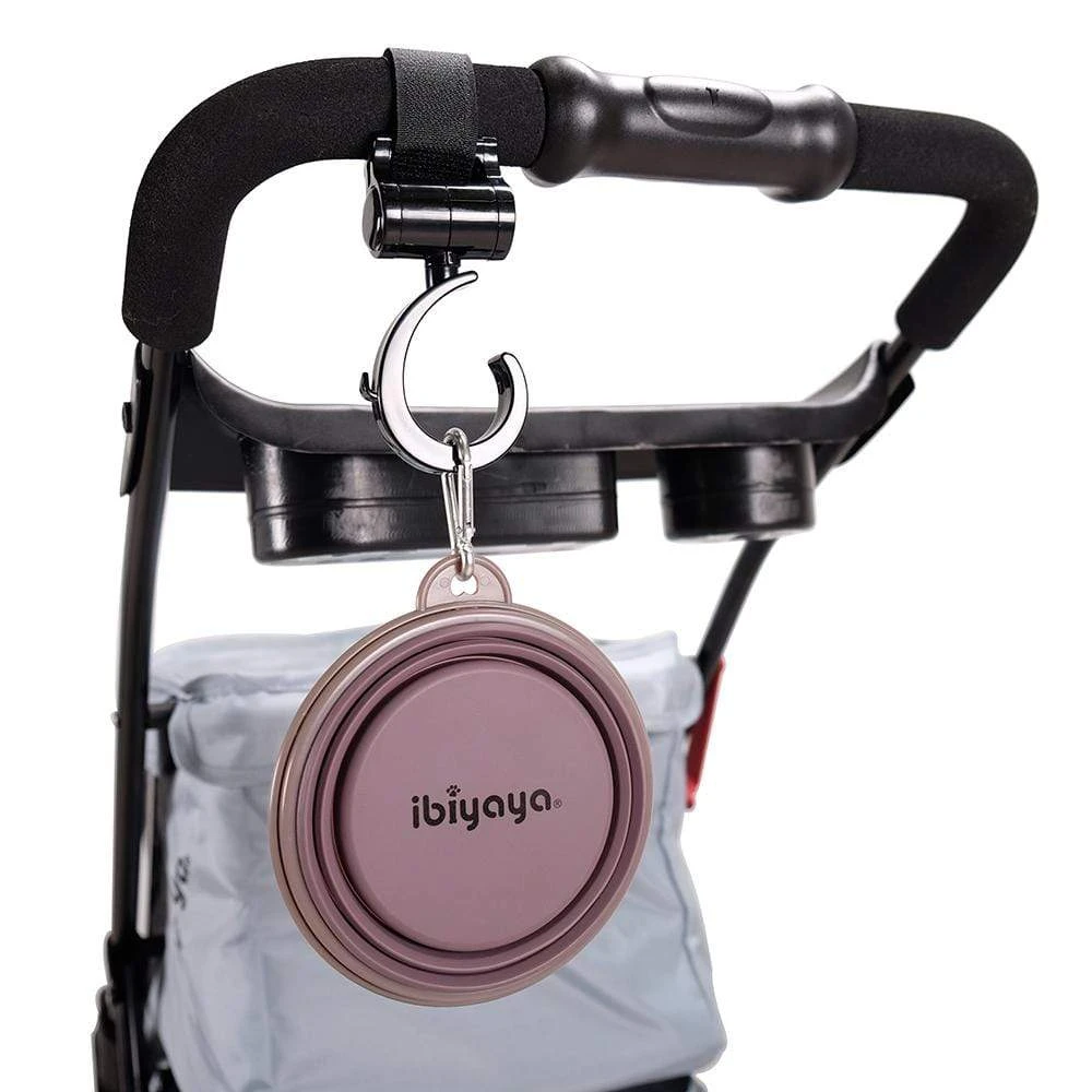 Ibiyaya Quick Bite Collapsible Dog Bowl, Brown 7 Ibiyaya Quick Bite Collapsible Dog Bowl, Brown - Image 5