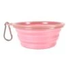 Ibiyaya Quick Bite Collapsible Dog Bowl, Pink 1 Ibiyaya Quick Bite Collapsible Dog Bowl, Pink -Petkit Shop ibiyaya pet bowl ibiyaya quick bite collapsible dog bowl pink 14239453806695