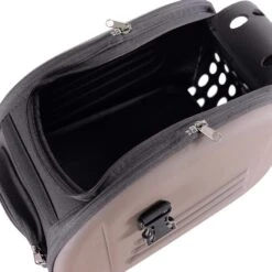 Ibiyaya Classic EVA Collapsible Pet Carrier Bag, Chocolate -Petkit Shop ibiyaya pet carrier ibiyaya classic eva collapsible pet carrier bag chocolate 31865985007815