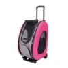 Ibiyaya EVA 4-in-1 Combo Pet Carrier On Wheels, Hot Pink -Petkit Shop ibiyaya pet carrier ibiyaya eva 4 in 1 combo pet carrier on wheels hot pink 31865774964935