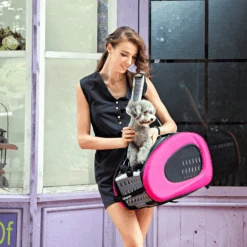 Ibiyaya EVA 5-in-1 Combo Pet Carrier, Pram & Backpack, Hot Pink 23 Ibiyaya EVA 5-in-1 Combo Pet Carrier, Pram & Backpack, Hot Pink -Petkit Shop ibiyaya pet carrier ibiyaya eva 5 in 1 combo pet carrier pram backpack hot pink 31871034523847