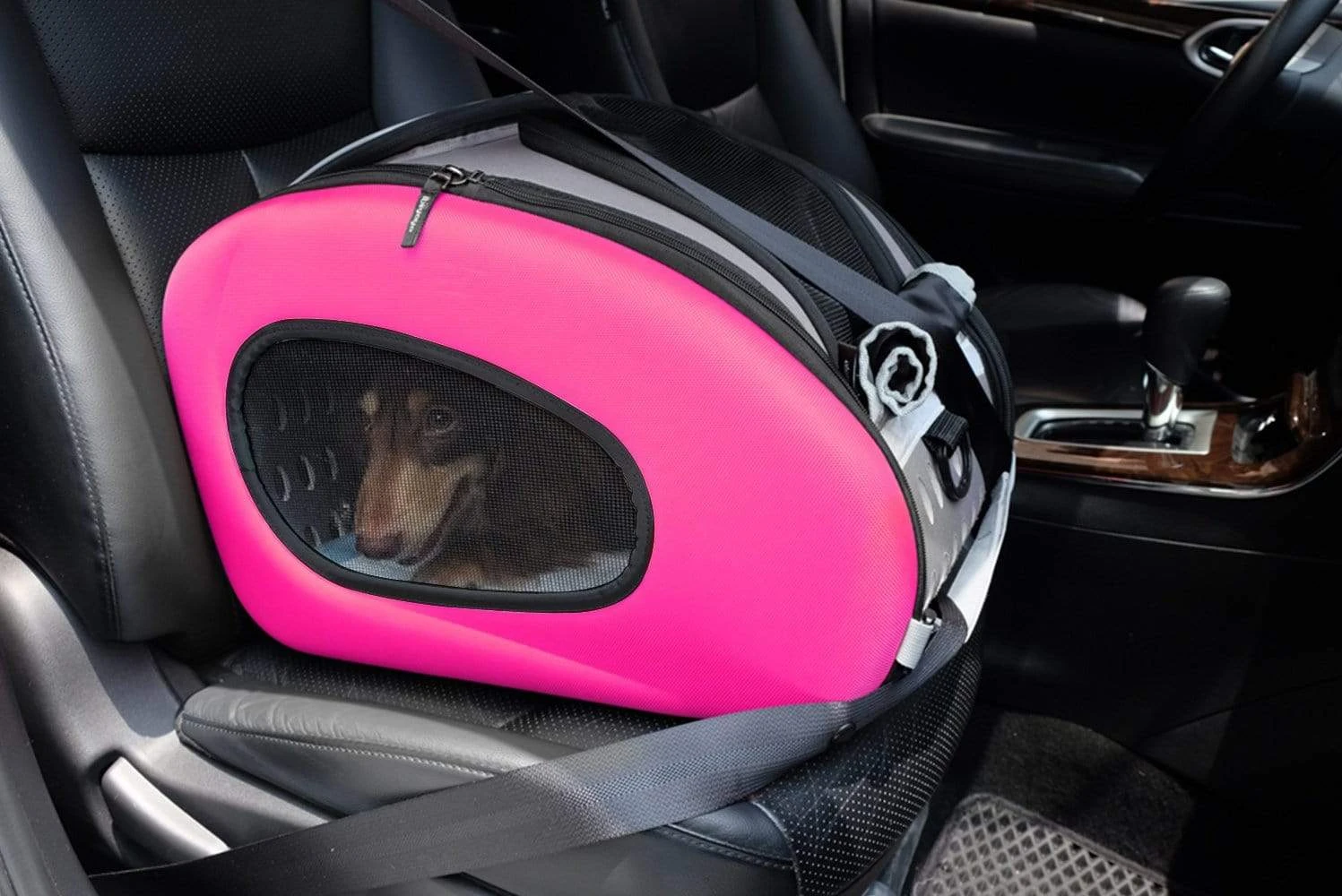 Ibiyaya EVA 5-in-1 Combo Pet Carrier, Pram & Backpack, Hot Pink 10 Ibiyaya EVA 5-in-1 Combo Pet Carrier, Pram & Backpack, Hot Pink - Image 8