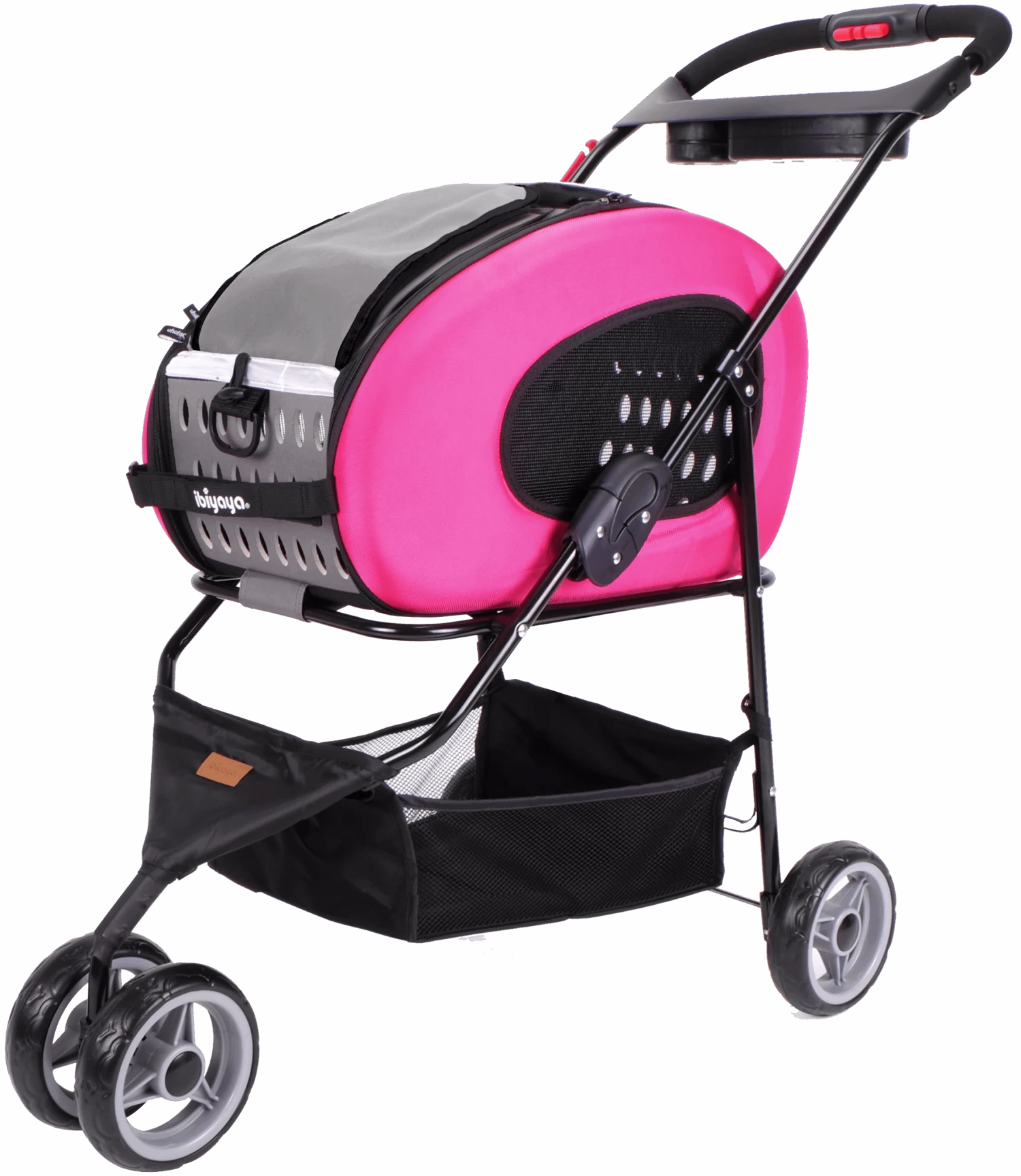 Ibiyaya EVA 5-in-1 Combo Pet Carrier, Pram & Backpack, Hot Pink 7 Ibiyaya EVA 5-in-1 Combo Pet Carrier, Pram & Backpack, Hot Pink - Image 5