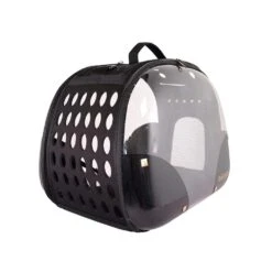 Ibiyaya Transparent Hard Case Carrier | Hard Rock -Petkit Shop ibiyaya pet carrier ibiyaya hard rock transparent hard case carrier foldable pet bag 31854891532487