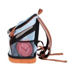 Ibiyaya Lightweight Pet Backpack Carrier, Denim -Petkit Shop ibiyaya pet carrier ibiyaya lightweight pet backpack carrier denim 30021147689159
