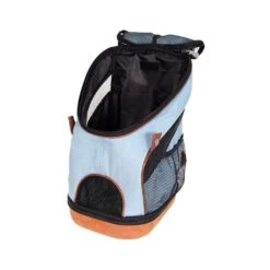 Ibiyaya Lightweight Pet Backpack Carrier, Denim -Petkit Shop ibiyaya pet carrier ibiyaya lightweight pet backpack carrier denim 30021147721927
