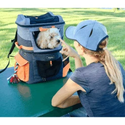 Ibiyaya Two-Tier Pet Backpack -Petkit Shop ibiyaya pet carrier ibiyaya two tier pet backpack hands free carrier bag 12kg 31855909241031