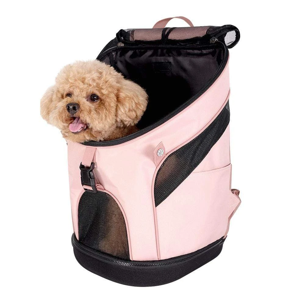 Ibiyaya Ultralight-Pro Backpack Pet Carrier, Coral Pink 13 Ibiyaya Ultralight-Pro Backpack Pet Carrier, Coral Pink - Image 11