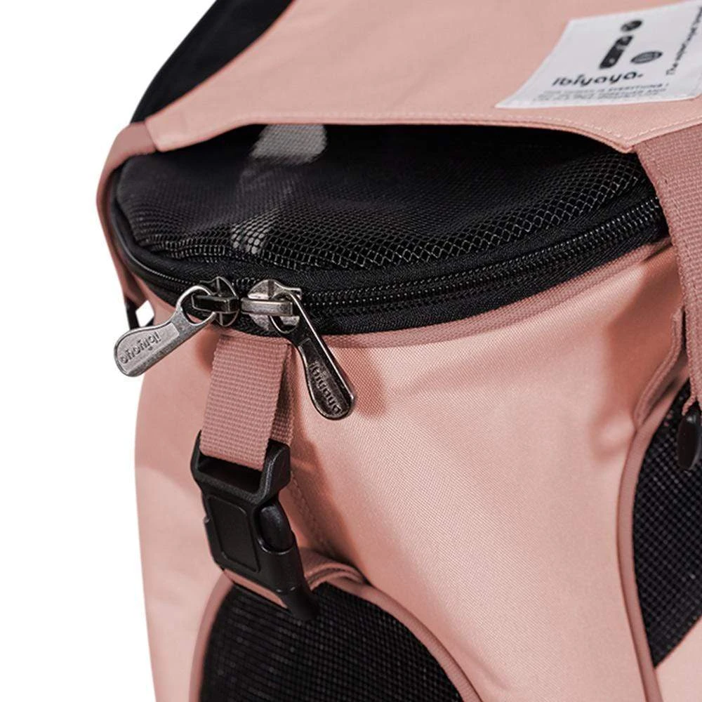 Ibiyaya Ultralight-Pro Backpack Pet Carrier, Coral Pink 9 Ibiyaya Ultralight-Pro Backpack Pet Carrier, Coral Pink - Image 7