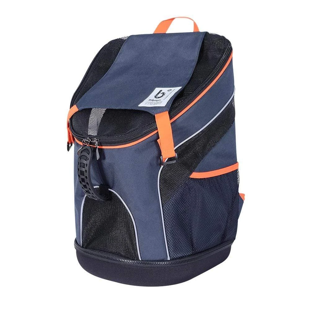 Ibiyaya Ultralight-Pro Backpack Pet Carrier, Navy Blue 4 Ibiyaya Ultralight-Pro Backpack Pet Carrier, Navy Blue - Image 2