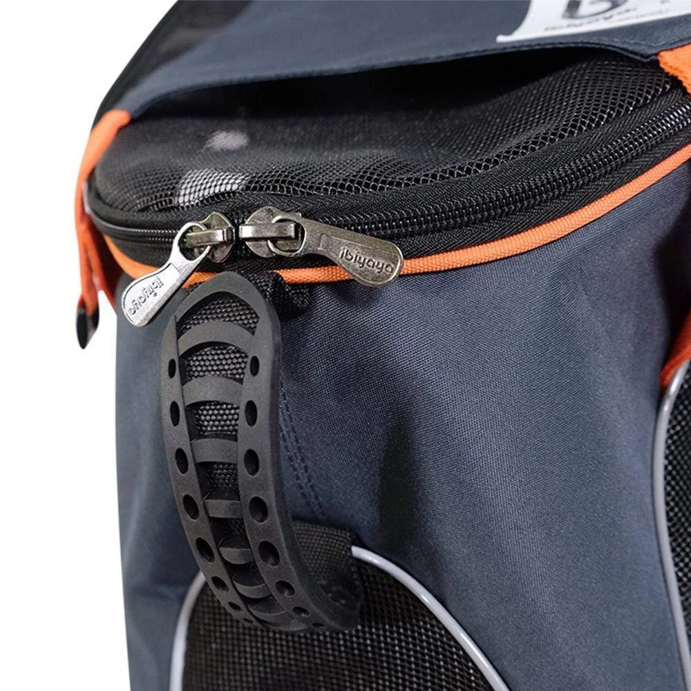 Ibiyaya Ultralight-Pro Backpack Pet Carrier, Navy Blue 10 Ibiyaya Ultralight-Pro Backpack Pet Carrier, Navy Blue - Image 8