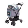 Ibiyaya Easy Strolling Pet Buggy Pram, Simple Grey -Petkit Shop ibiyaya pet pram ibiyaya easy strolling pet buggy pram simple grey 31854130561223