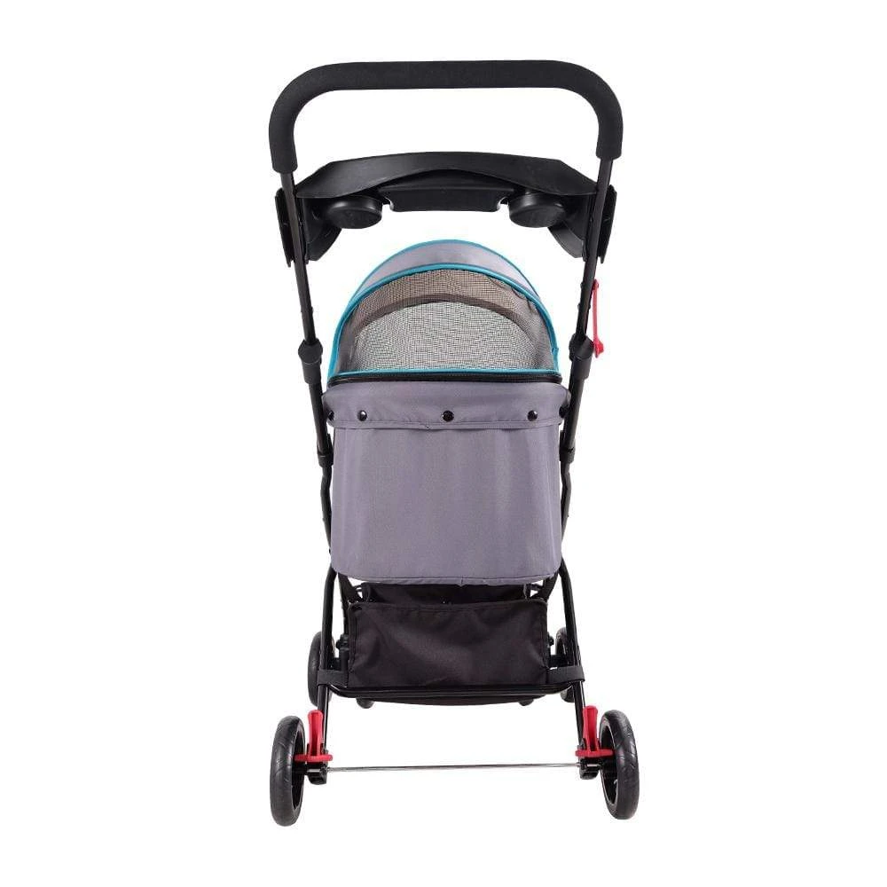 Ibiyaya Easy Strolling Pet Buggy Pram, Simple Grey 5 Ibiyaya Easy Strolling Pet Buggy Pram, Simple Grey - Image 3