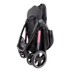 Ibiyaya Retro Luxe Pet Stroller For Cats & Dogs, Prism Black -Petkit Shop ibiyaya pet pram retro luxe pet stoller for cats dogs up to 35kg prism black 36255617089755