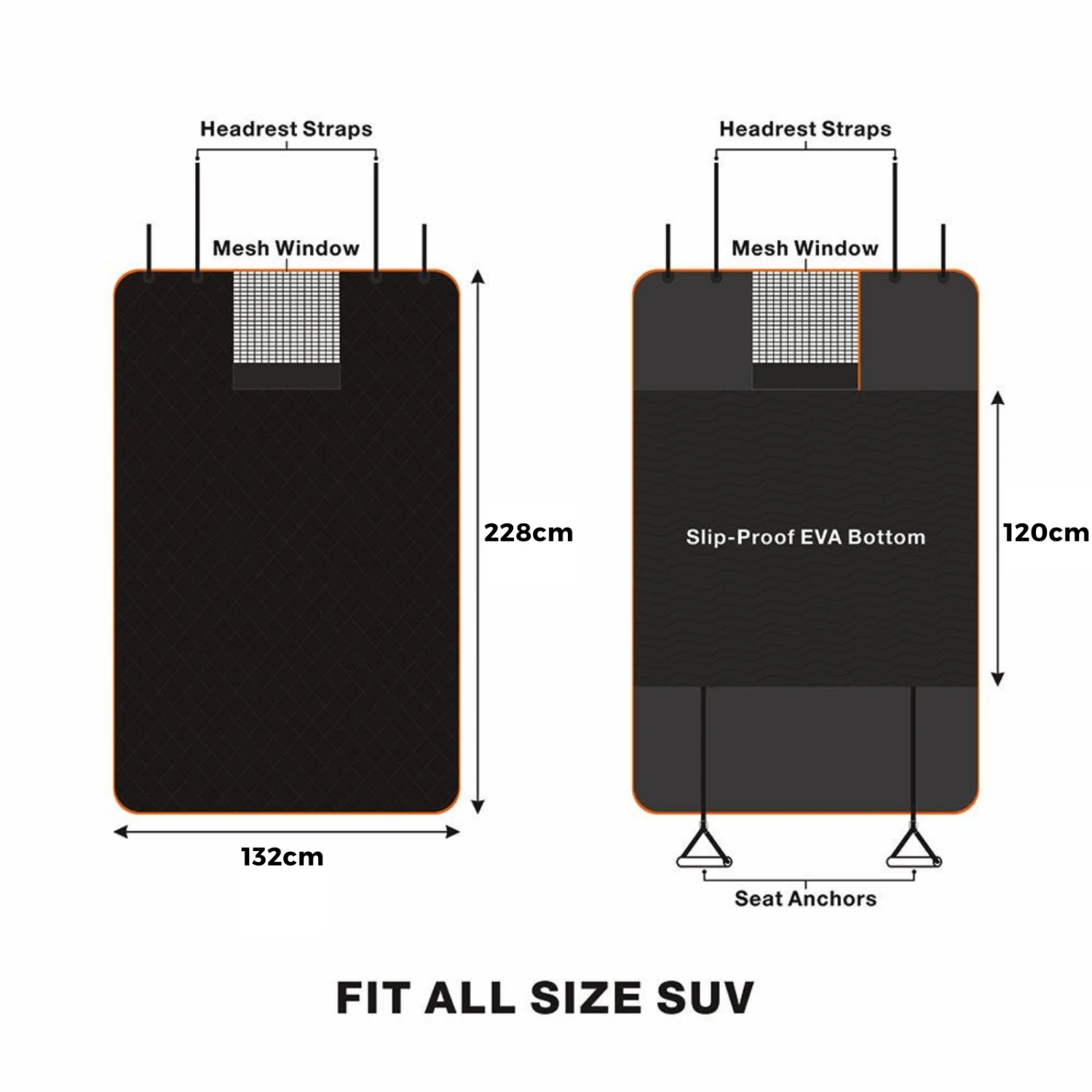 IBuddy Waterproof SUV Cargo Liner Cover For Dogs 7 IBuddy Waterproof SUV Cargo Liner Cover For Dogs - Image 5