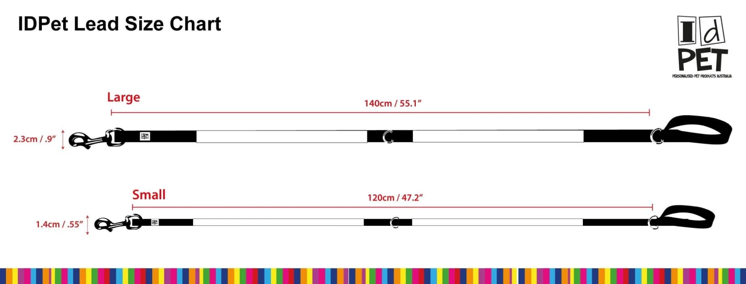 Personalised Dog Leash - Squiggle, Blue 4 Personalised Dog Leash - Squiggle, Blue - Image 2