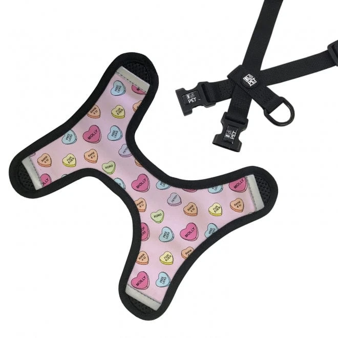 Personalised Pet Harness - Candy Hearts 5 Personalised Pet Harness - Candy Hearts - Image 3