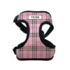 Personalised Pet Harness - Furberry, Pink -Petkit Shop id pet pet harness personalised pet harness furberry pink 36976137502939
