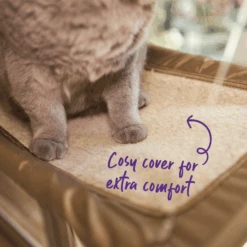 The Lookout Deluxe Window Cat Bed -Petkit Shop kazoo pet bed the lookout deluxe window cat bed 28478602969287