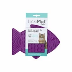 Lickimat Classic Felix Licking Mat For Cats -Petkit Shop lickimat pet bowl lickimat classic felix slow feeder licking mat for cats 28436595212487