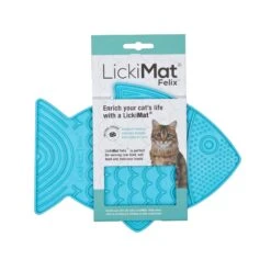 Lickimat Classic Felix Licking Mat For Cats -Petkit Shop lickimat pet bowl lickimat classic felix slow feeder licking mat for cats 31858930450631