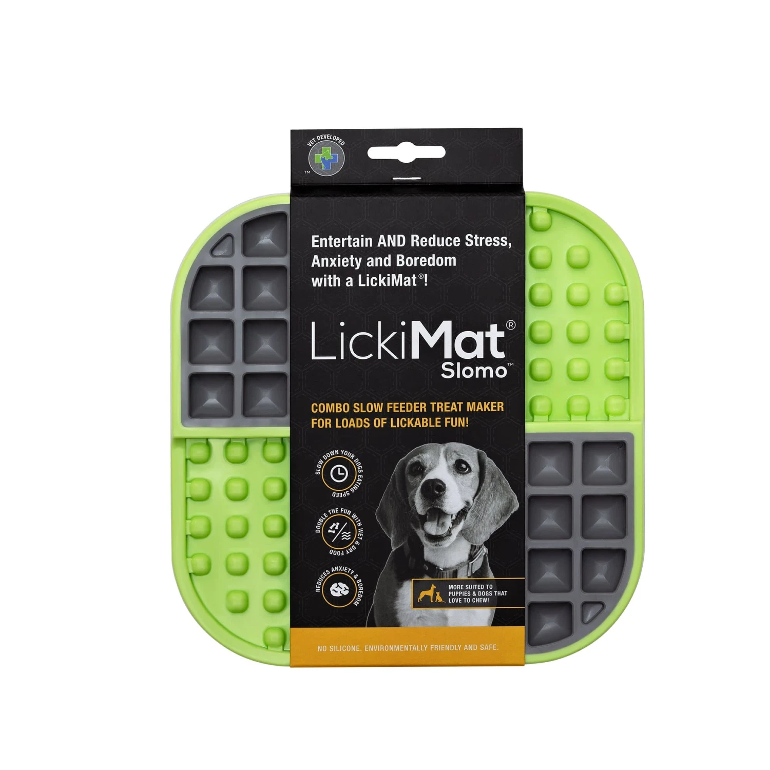 Lickimat Slomo 2-in-1 Licking Mat For Dogs & Cats 5 Lickimat Slomo 2-in-1 Licking Mat For Dogs & Cats - Image 3