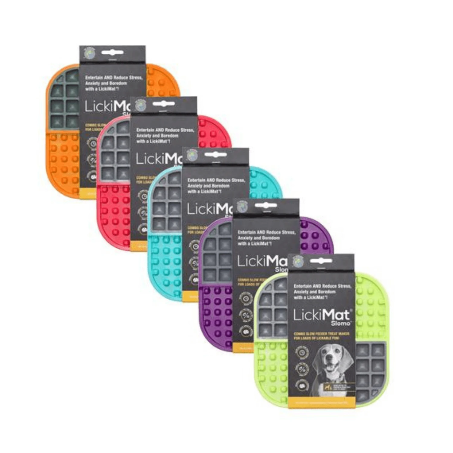 Lickimat Slomo 2-in-1 Licking Mat For Dogs & Cats 4 Lickimat Slomo 2-in-1 Licking Mat For Dogs & Cats - Image 2