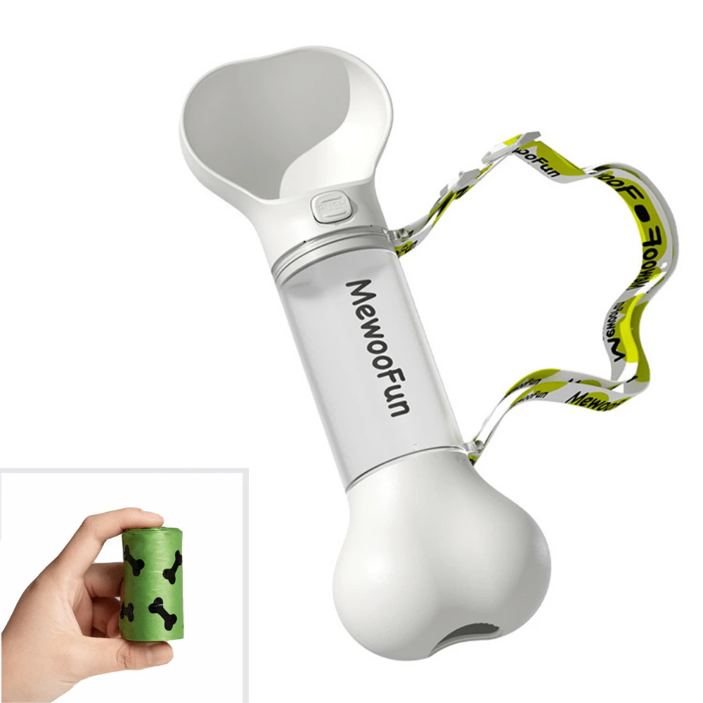 Dog Water Bottle With Poop Bag Dispenser 3 Dog Water Bottle With Poop Bag Dispenser