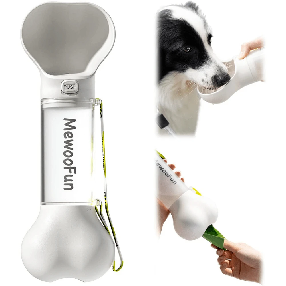 Dog Water Bottle With Poop Bag Dispenser 4 Dog Water Bottle With Poop Bag Dispenser - Image 2