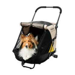 Ibiyaya Minika 3-in-1 Pet Stroller System, Arizona Tan 25 Ibiyaya Minika 3-in-1 Pet Stroller System, Arizona Tan -Petkit Shop minika bicycle trailer dog3 22b173f7 8d6a 463a 801a 5a67c617aace