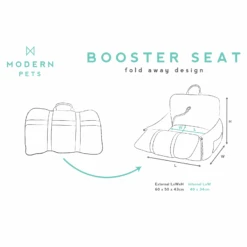 Premium Dog Booster Seat | Small -Petkit Shop modern pets car travel premium dog booster seat for small pets 15305170288743