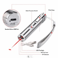 Interactive Cat Laser Pointer -Petkit Shop modern pets cat toy interactive cat laser pointer 31999895994567