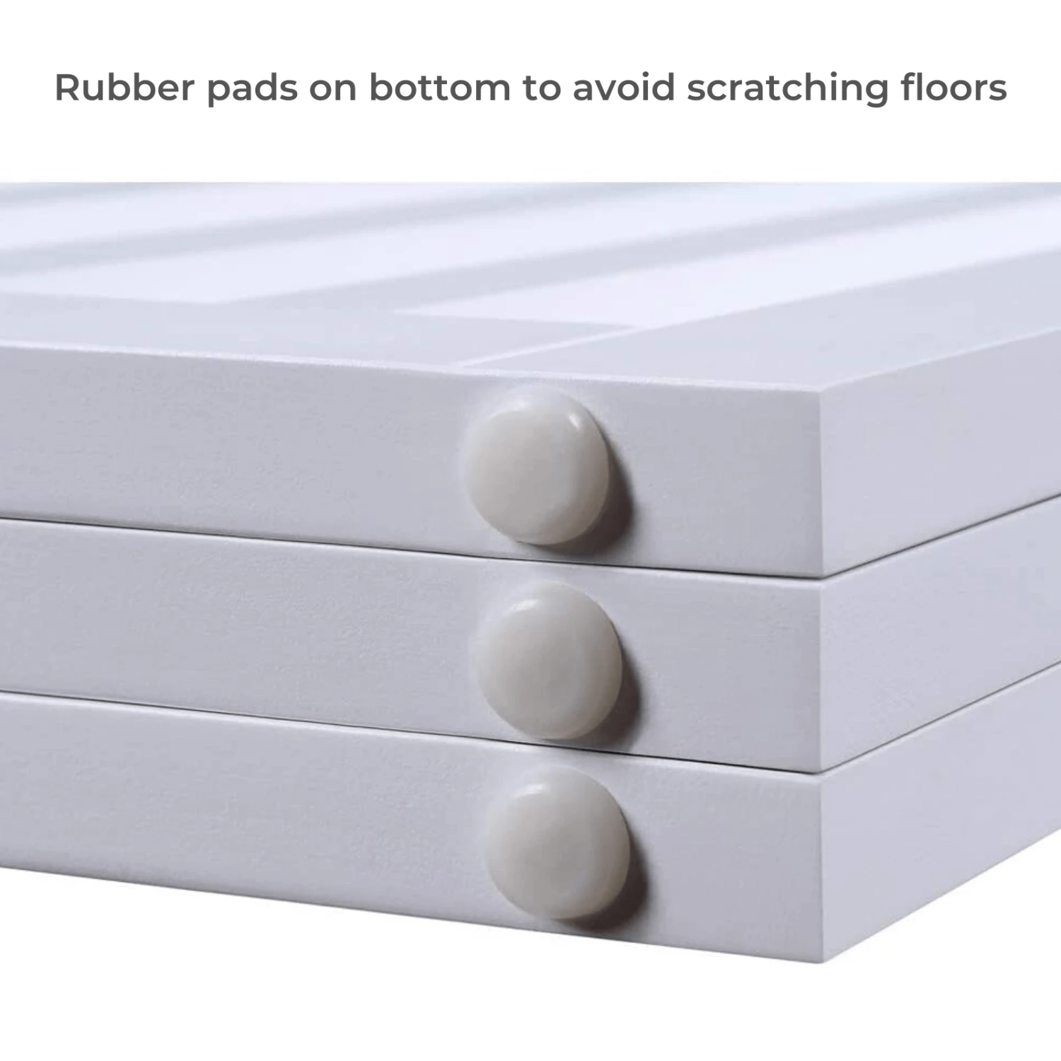 Four Panel Freestanding Dog Gate, White 10 Four Panel Freestanding Dog Gate, White - Image 8