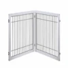 Wooden Dog Pen And Pet Gate Two-Panel Extension, White -Petkit Shop modern pets containment wooden dog pen and pet gate two panel extension white 29493577679047