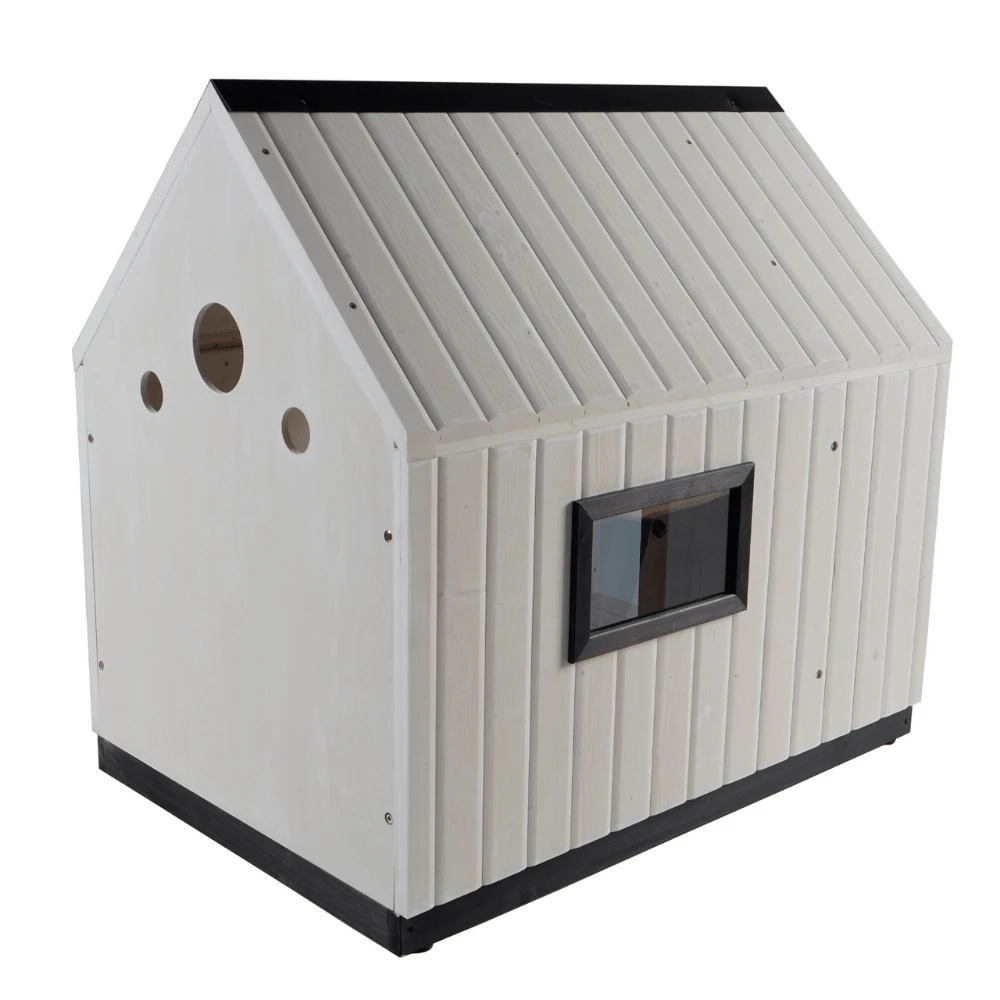 Nordic Modern Dog House, White 7 Nordic Modern Dog House, White - Image 5