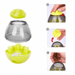 Dog Tumbler Feeder Toy, Green -Petkit Shop modern pets dog toy dog tumbler feeder toy w bonus snacks green 6872122392679