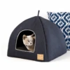 Cat Igloo, Classic Pet Bed, Charcoal 2 Cat Igloo, Classic Pet Bed, Charcoal -Petkit Shop modern pets pet bed cat igloo classic pet bed charcoal 6945894727783