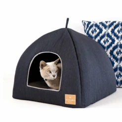 Cat Igloo, Classic Pet Bed, Charcoal