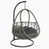 Esmee II Wicker Rope Hanging Pet Bed, Grey